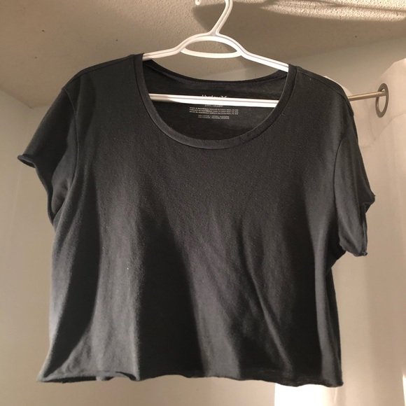 Hurley green cropped tee - Picture 1 of 2